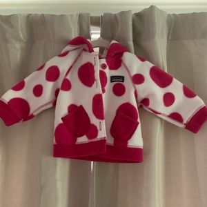 Patagonia baby girl fleece coat